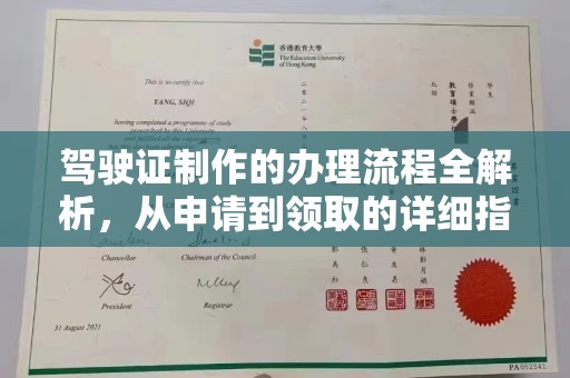 莱城驾驶证制作的办理流程全解析，从申请到领取的详细指南